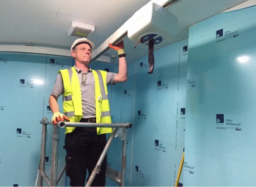 Installation changing places hoist installation by aveso